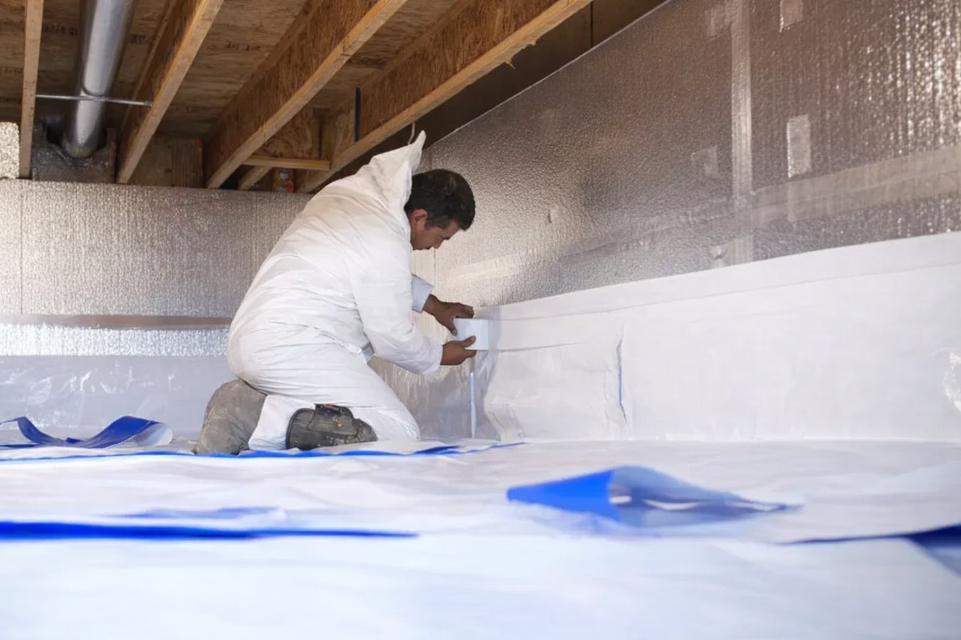 Vapor barrier installation